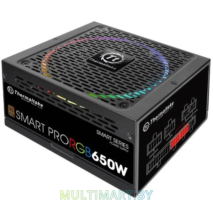 Блок питания Thermaltake Smart Pro RGB 650W Bronze (PS-SPR-0650FPCBEU-R)